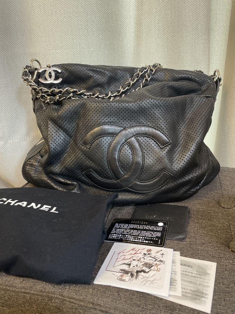 シャネル CHANEL ココマーク デカココ チェーンショルダーバッグ ブラック ショルダーバッグ マトラッセ チェーンショルダー - レザー チェーントート ショルダー チェーン トートバッグ キャビアスキン