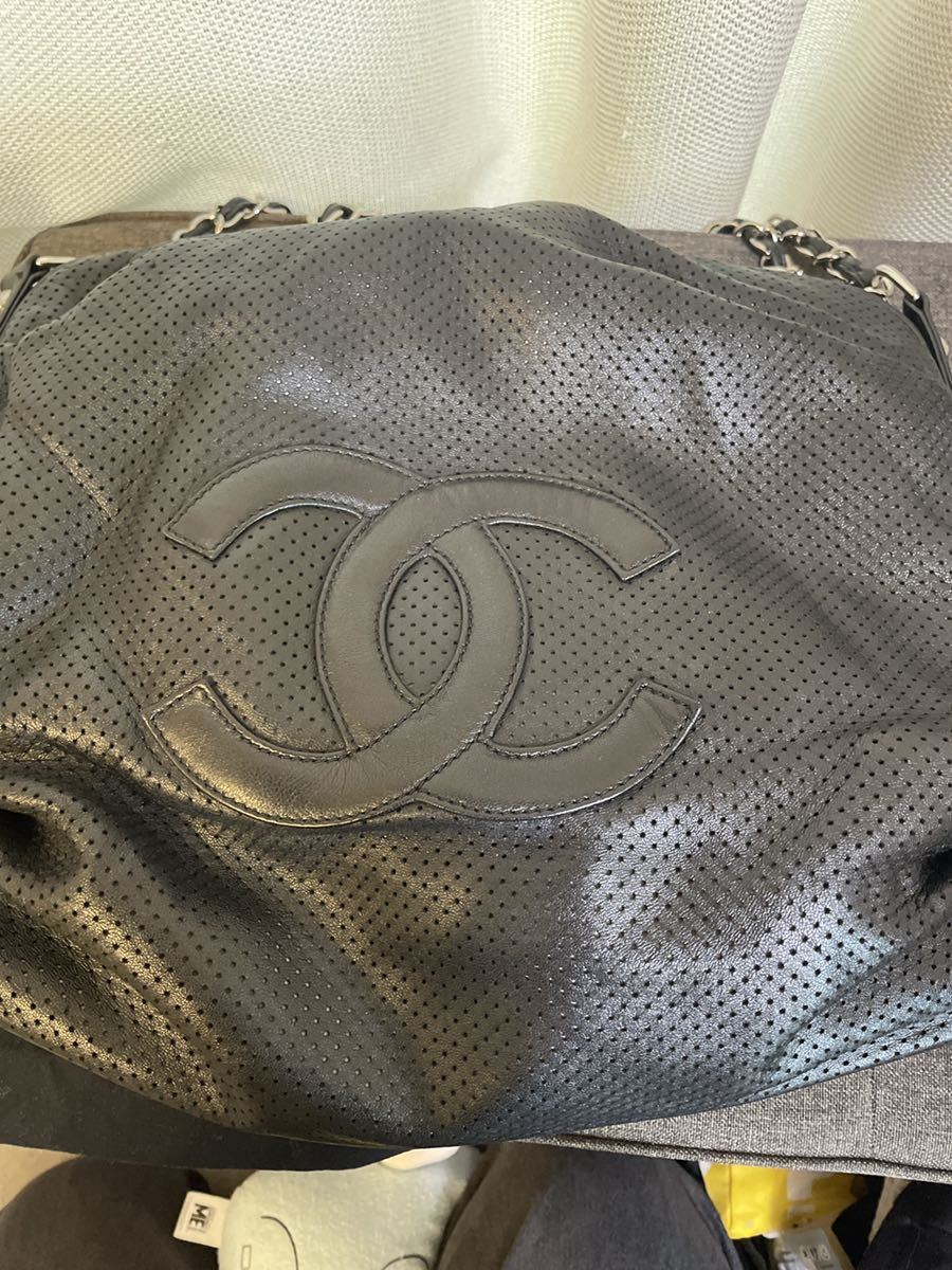 シャネル CHANEL ココマーク デカココ チェーンショルダーバッグ ブラック ショルダーバッグ マトラッセ チェーンショルダー - レザー チェーントート ショルダー チェーン トートバッグ キャビアスキン