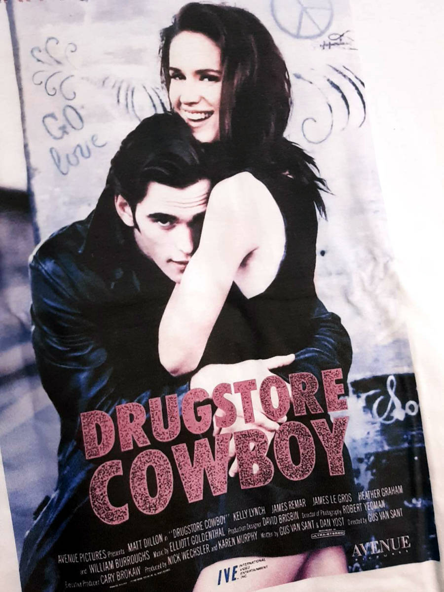 セール，最新作 / Tシャツ 映画 ドラッグストア カウボーイ M /L /XL サイズあります マットディロン Drugstore Cowboy(Tシャツ)｜売買されたオークション情報、yahooの商品情報をアーカイブ公開 - オークファン Tシャツ