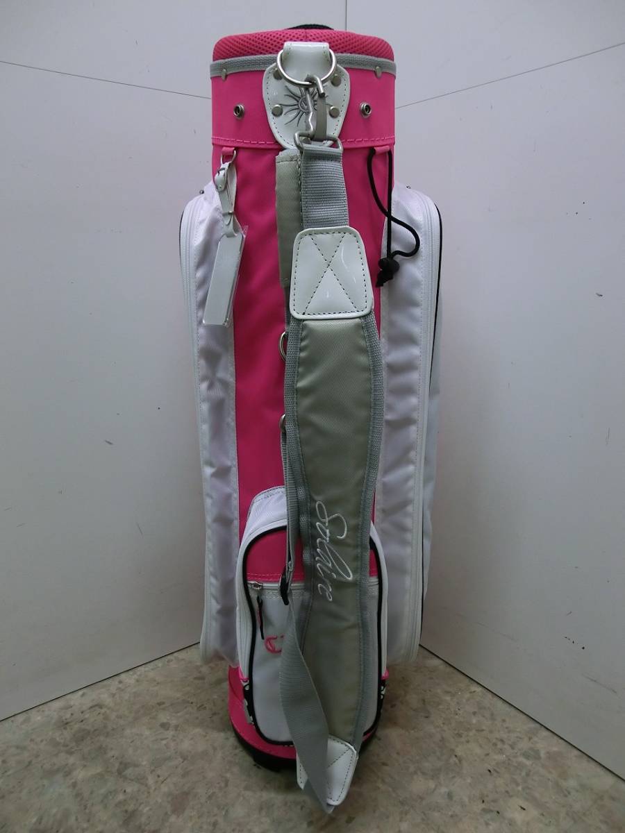 美品【Callaway Solaire キャディバッグ ピンク×ホワイト