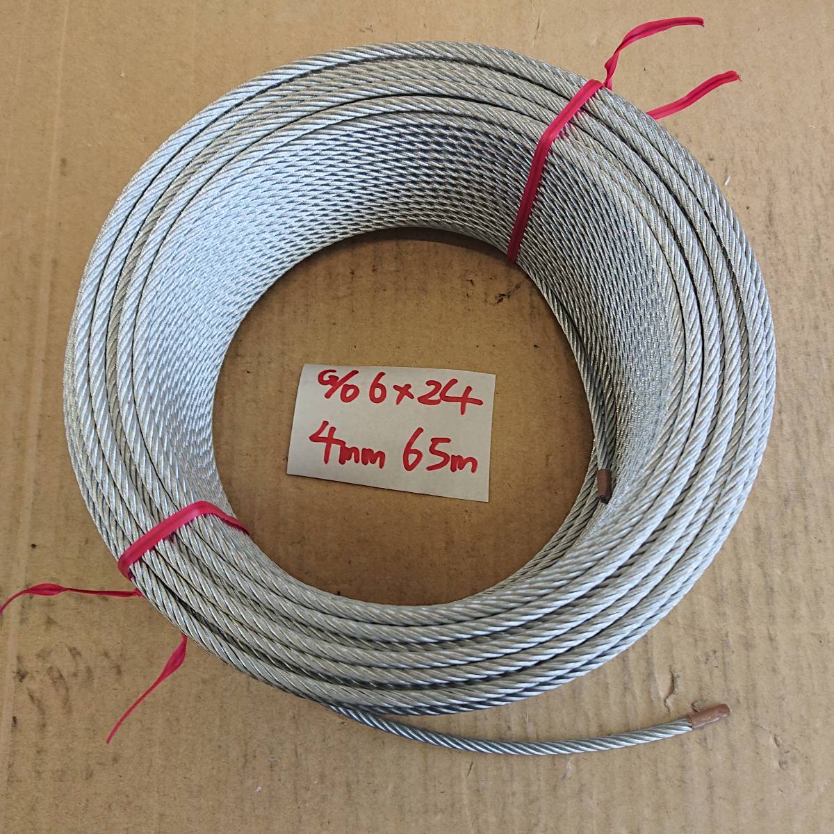 定番，新作 くくり罠に最適 柔らかいワイヤー 4mm 65m巻 樹脂芯(その他)｜売買されたオークション情報、yahooの商品情報をアーカイブ公開 - オークファン その他