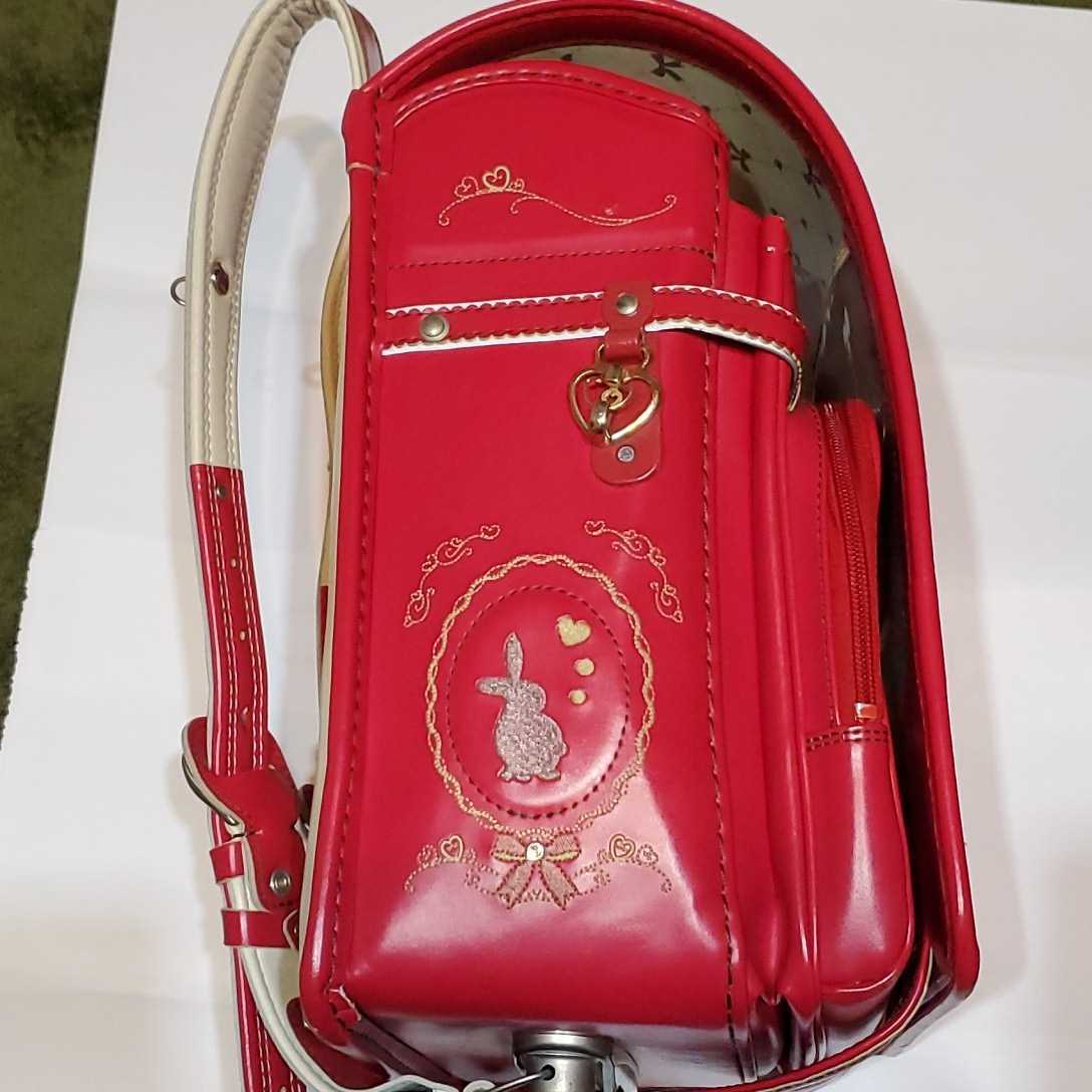 中古ランドセル 赤 クラリーノ ランドセル 日本製 六年間使用【中古品