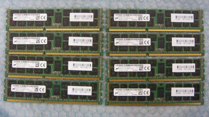 sv11 240pin DDR3 1866 PC3-14900R Registered 8GB Micron MT36JSF1G72PZ-1G9K1HE 8枚 合計64GB