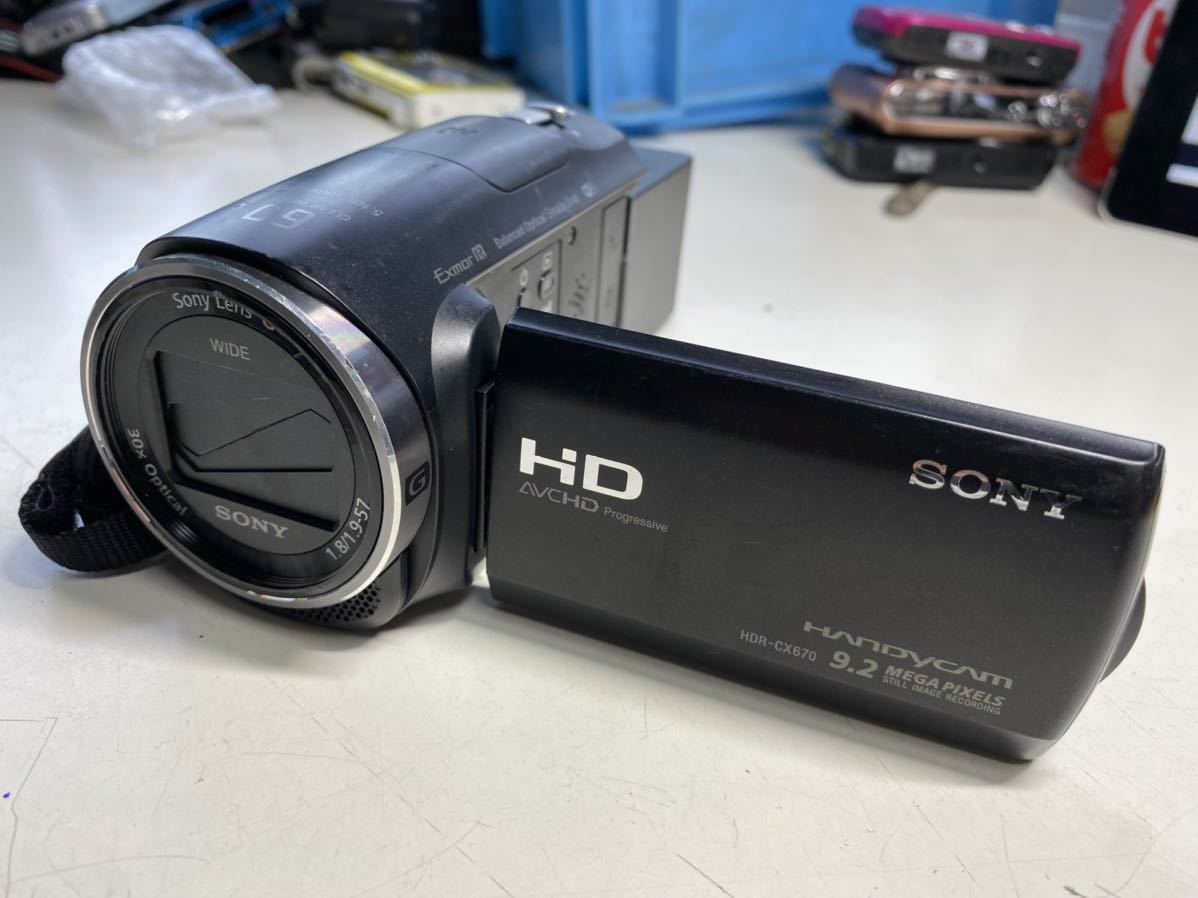 SONY HDR-CX670 デジタルHDビデオカメラレコーダー HDR-CX670 HDビデオ 