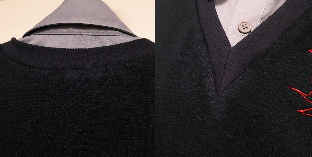 cosmode製 sweet pool 駒波学園 制服 シャツ Sサイズ ベスト Nitro+