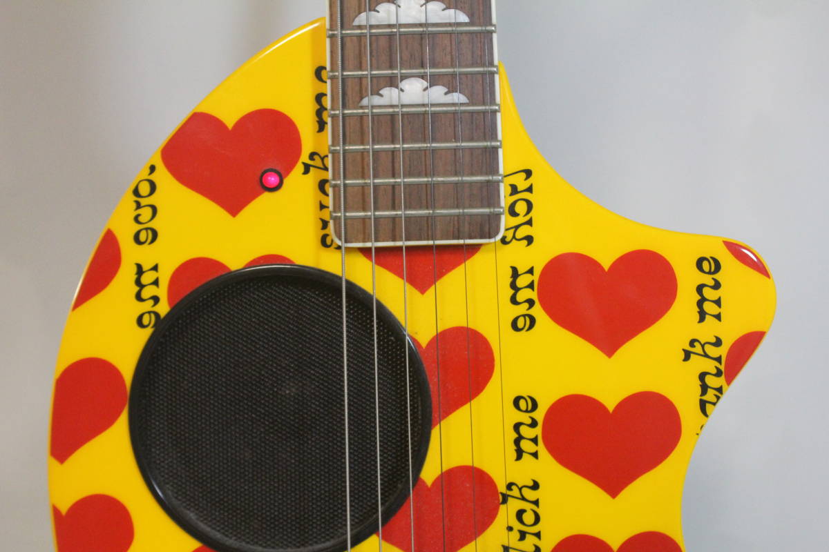 FERNANDES YELLOW HEART-ZO アンプ内蔵 ミニギター ZO-3 