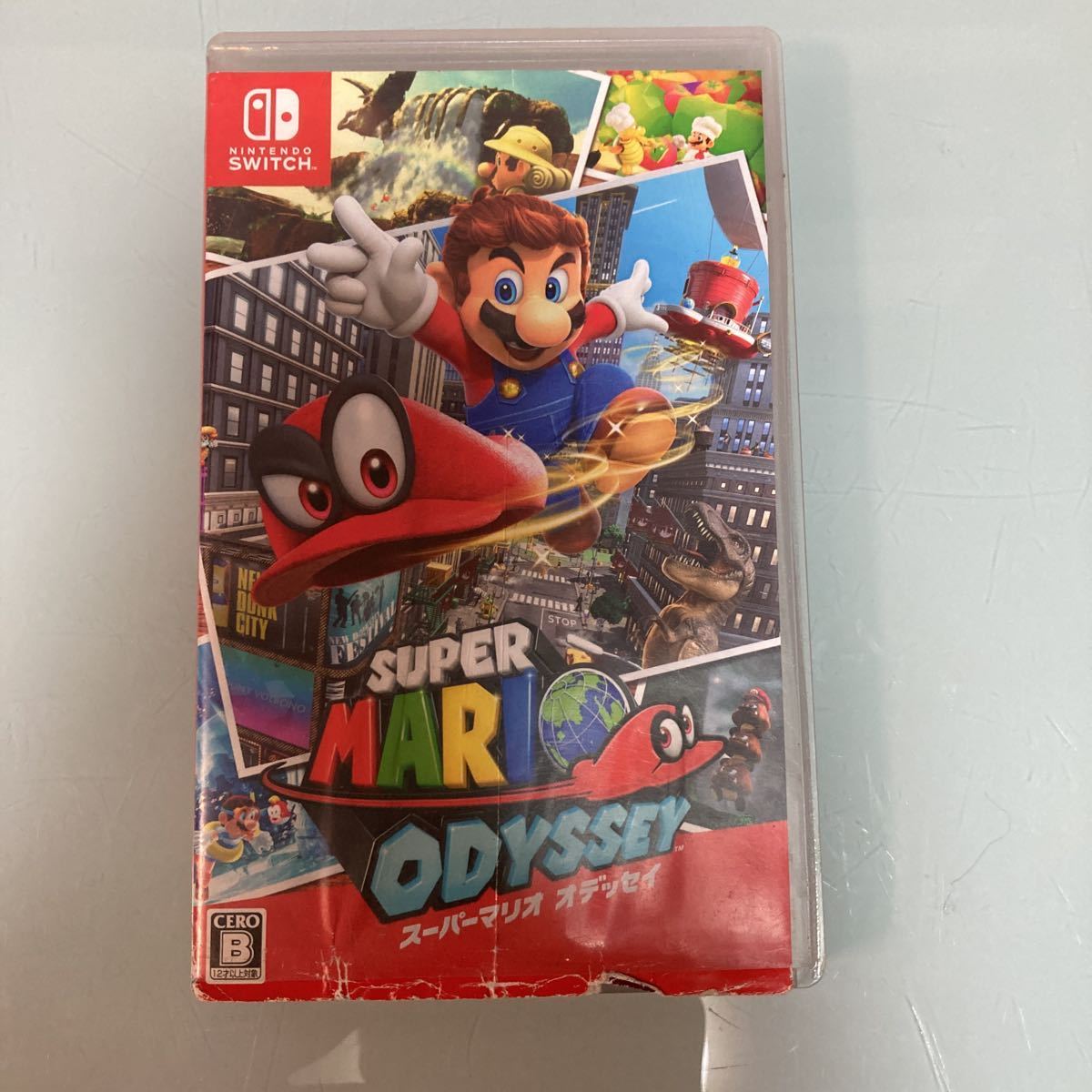 ニンテンドースイッチ スーパーマリオオデッセイ 【ケース付き