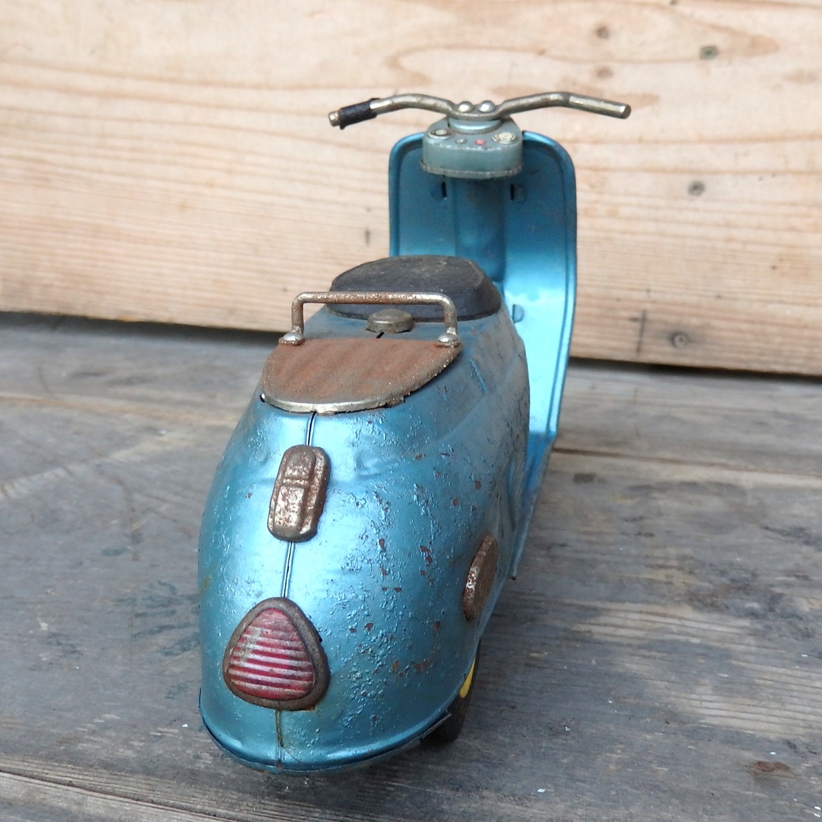 ⭐️希少！美品！萬代屋製 三菱シルバーピジョンのブリキのスクーター