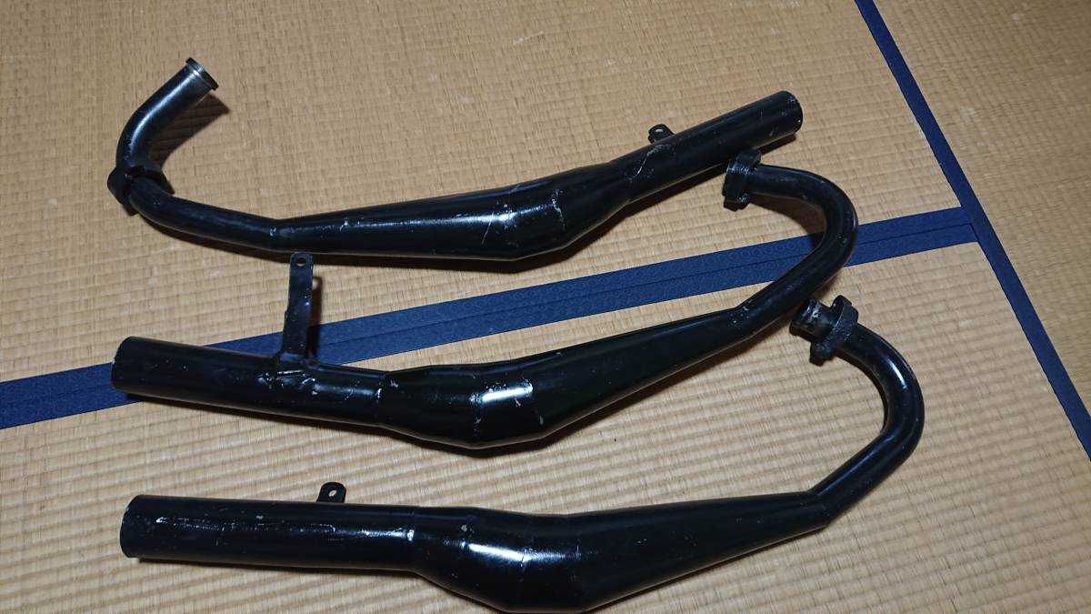 当時 スガヤ チャンバー 3本 初期 貴重 KH GT380 750SS 250SS 350SS 