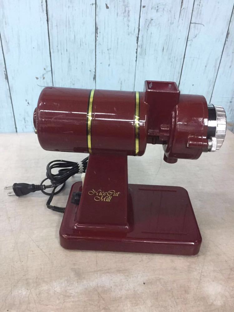 NICE CUT MILL ナイスカットミル KH-100 電動 コーヒーミール 漏斗欠け
