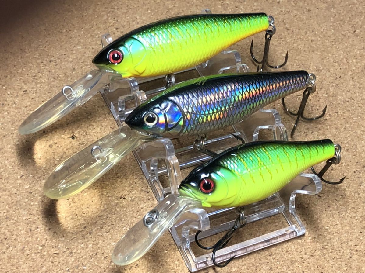 オールド】Megabass ルアー メガバス ディープX200、201 DEEP-X100 3点