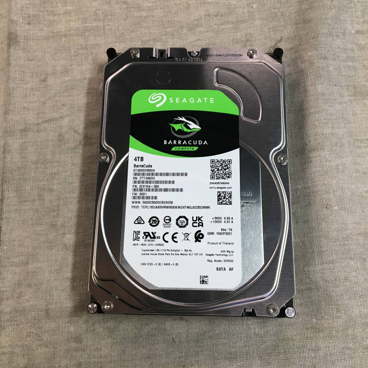 Seagate 4TB BarraCuda rpm III 2CV104-300 現状品 Seagate BarraCuda