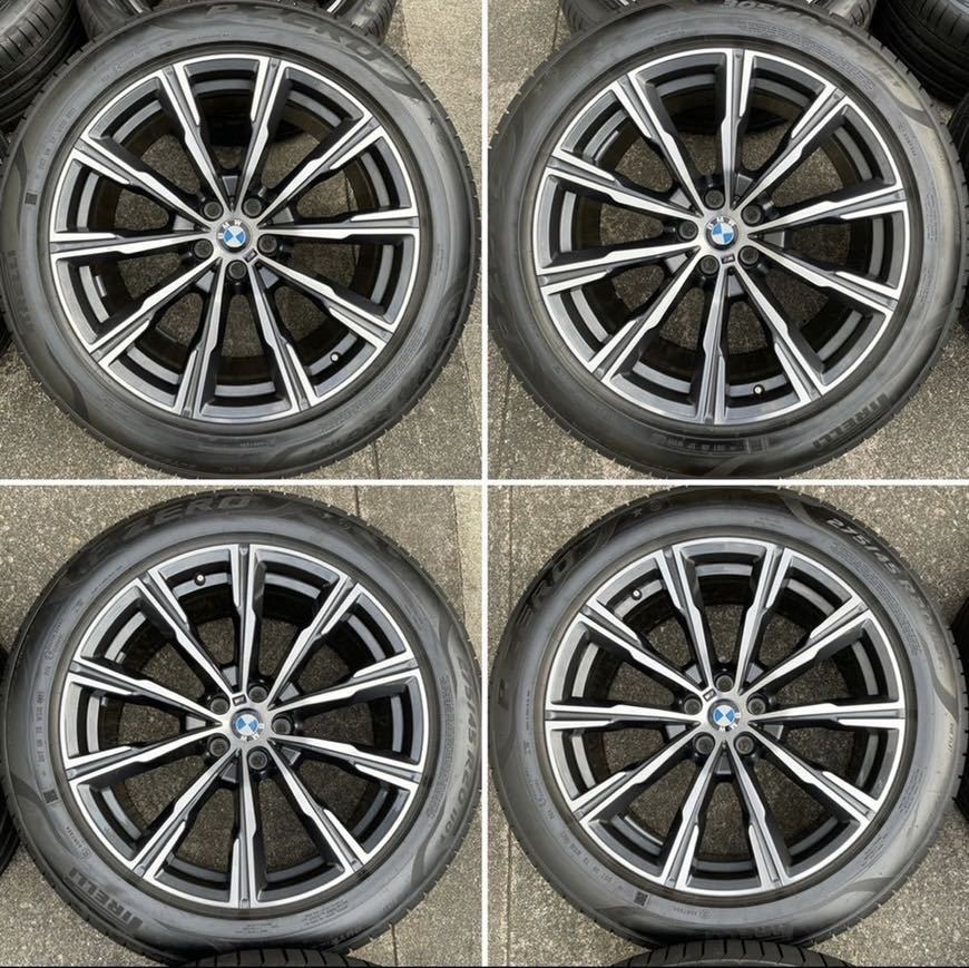 【美品  G05 X5 Mスポーツ 純正 20インチ グロスブラック4本】 BMW X5 G05 20インチ 4本 ホイール | Wheels 純正ホイール Mスポーツ