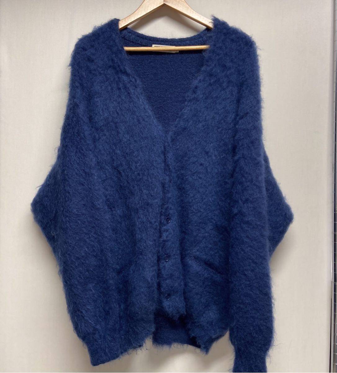 最安値，人気 COOTIE クーティー CTE-21A317 Mohair Cardigan モヘアカーディガン XL ブルー モヘア ウール 2204oki(カーディガン)｜売買されたオークション情報、yahooの商品情報をアーカイブ公開 - オークファン カーディガン
