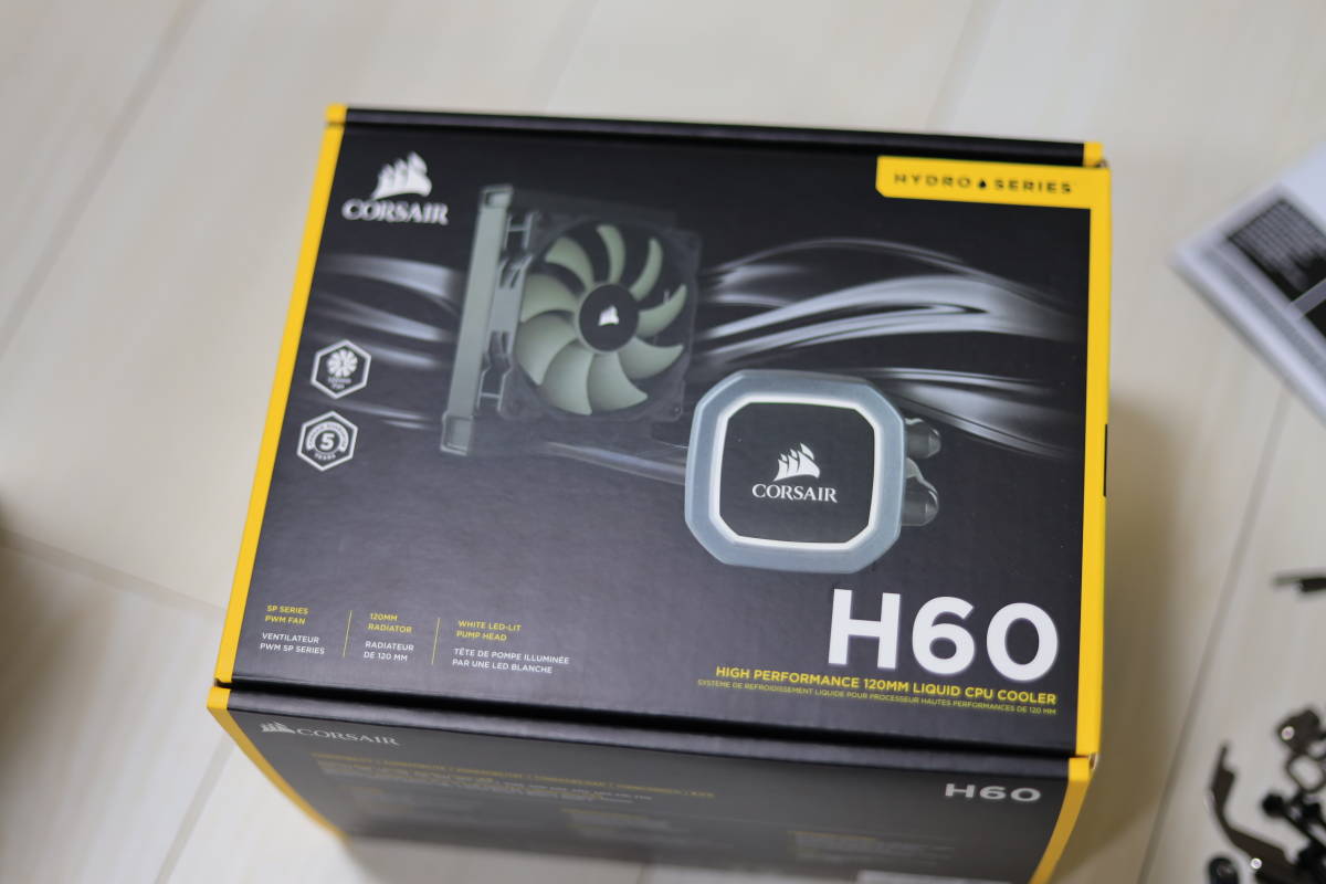 CORSAIR コルセア 簡易水冷 H60 FN1190 CW-9060036-WW 訳アリ(CPU 