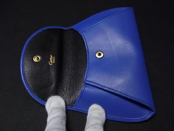 1円 □極美品□ Cartier カルティエ パンテール レザー ゴールド金具
