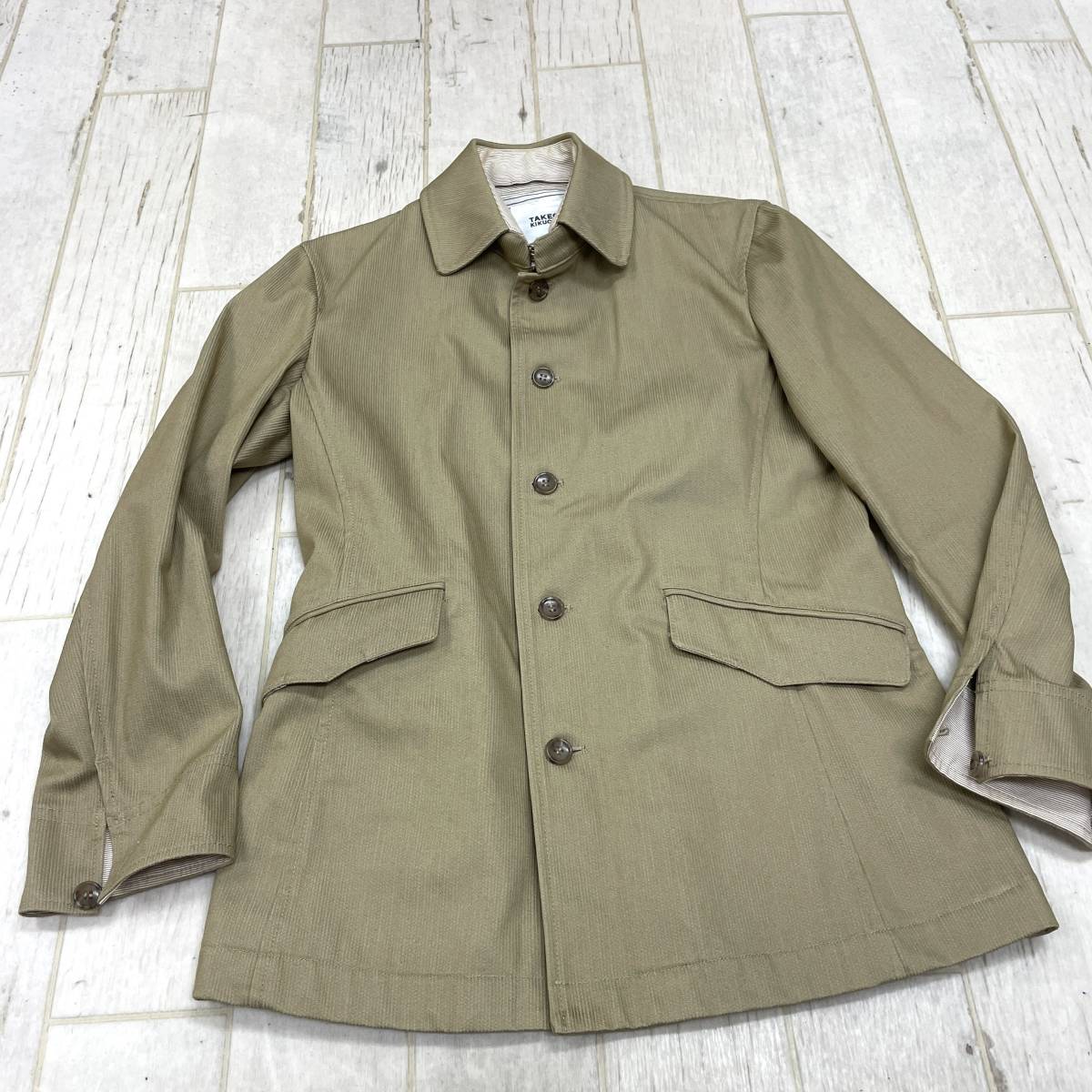 限定セール，2026 V-13 タケオキクチ 日本製 コットン チェスターJKT サイズ 3(Mサイズ)｜売買されたオークション情報、yahooの商品情報をアーカイブ公開 - オークファン Mサイズ