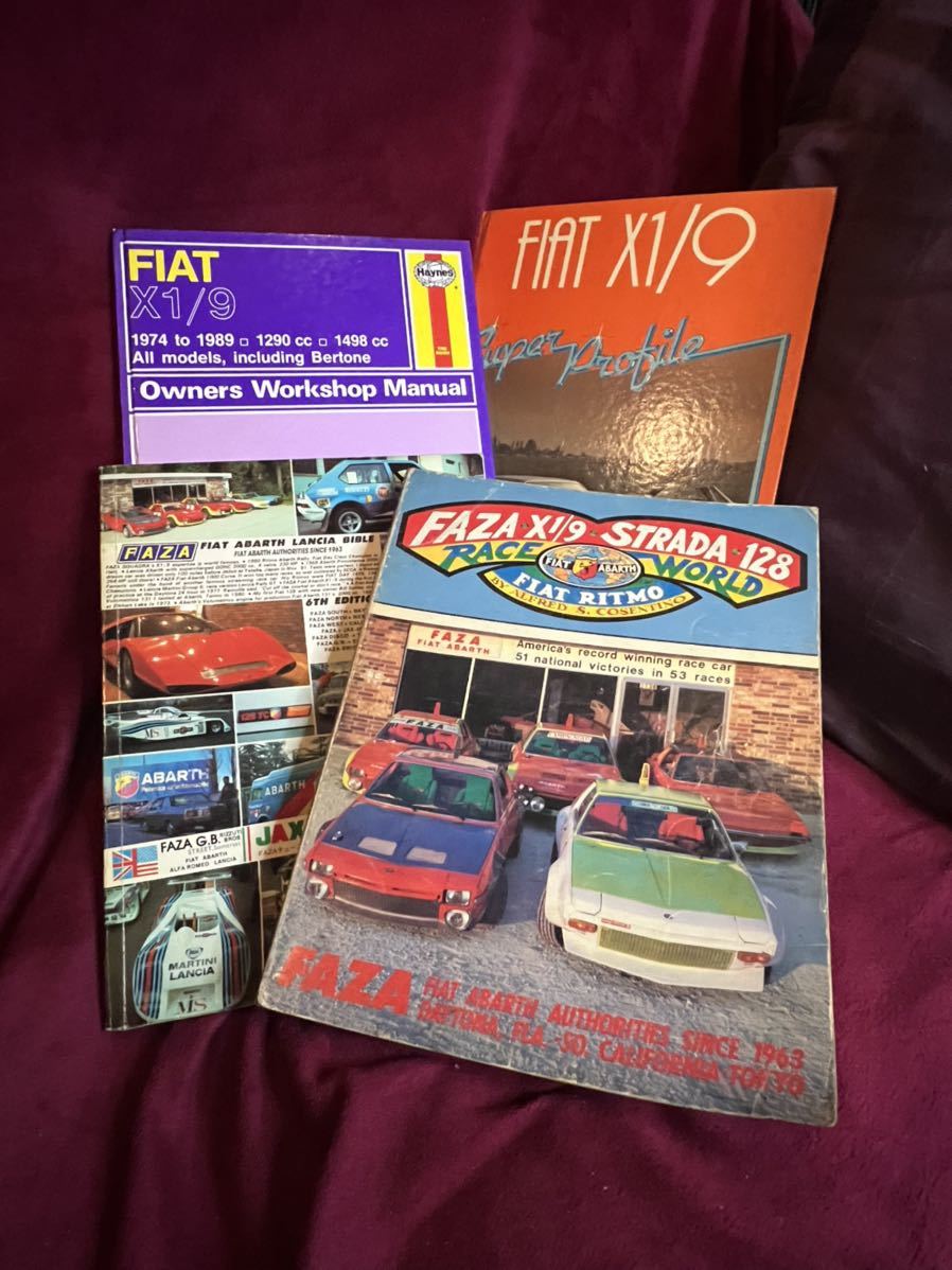  FIAT x1/9 FAZA ABARTH マニュアル(フィアット)｜売買されたオークション情報、yahooの商品情報をアーカイブ公開 - オークファン フィアット