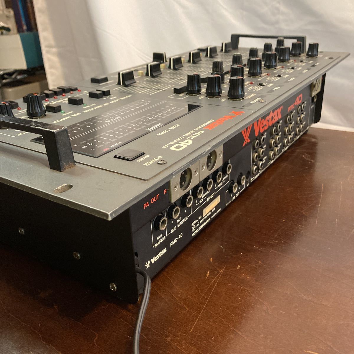 DJミキサー Vestax PMC 40 名機 ジャパンビンテージ ジャンク扱い 今