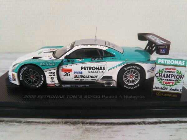 SC430 1⁄43 エブロ 0 TOM'S SUPER GT PETRONAS ペトロナス トムス