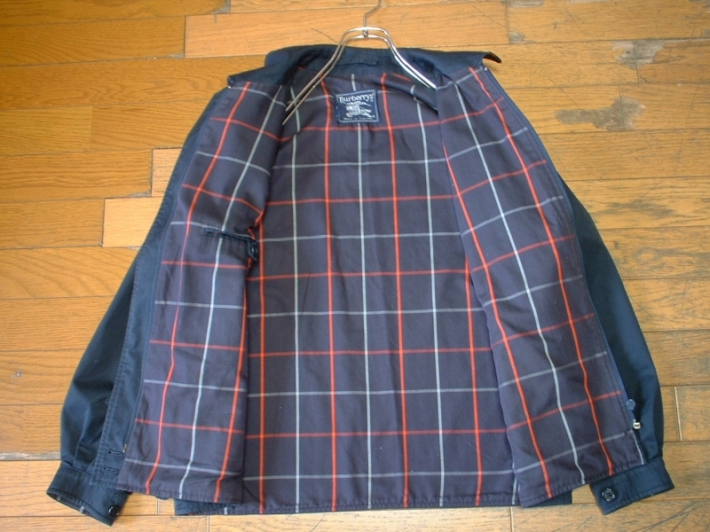 バーバリー スイングトップ ジャケット ネイビー ノバチェック スイングトップ 90s ネイビー BURBERRY バーバリーズ ブルゾン ノヴァ