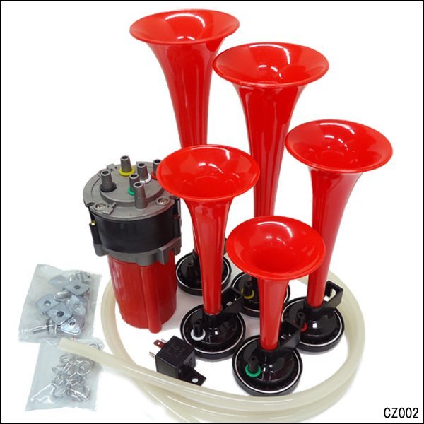 最新作，100%新品 5連エアーホーン 12V ラッパ ヤンキーホーン DIXIELAND ミュージックホーン/12(社外品)｜売買されたオークション情報、yahooの商品情報をアーカイブ公開 - オークファン 社外品