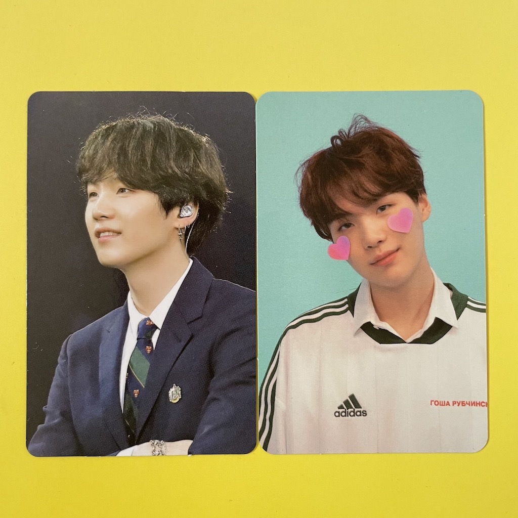 happy　ever　after　ハピエバ　ユンギ　シュガ　トレカ BTS 防弾少年団 SUGA シュガ ユンギ トレカ 2枚セット 公式 Happy Ever