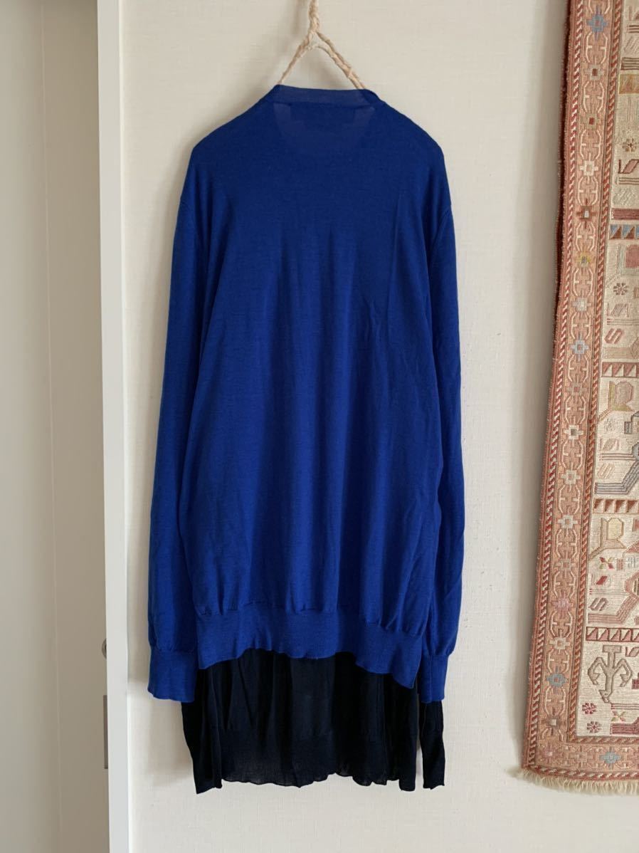 セール SALE マルニ バイカラー ニット 青 黒 MARNI トップス 【公式通販】