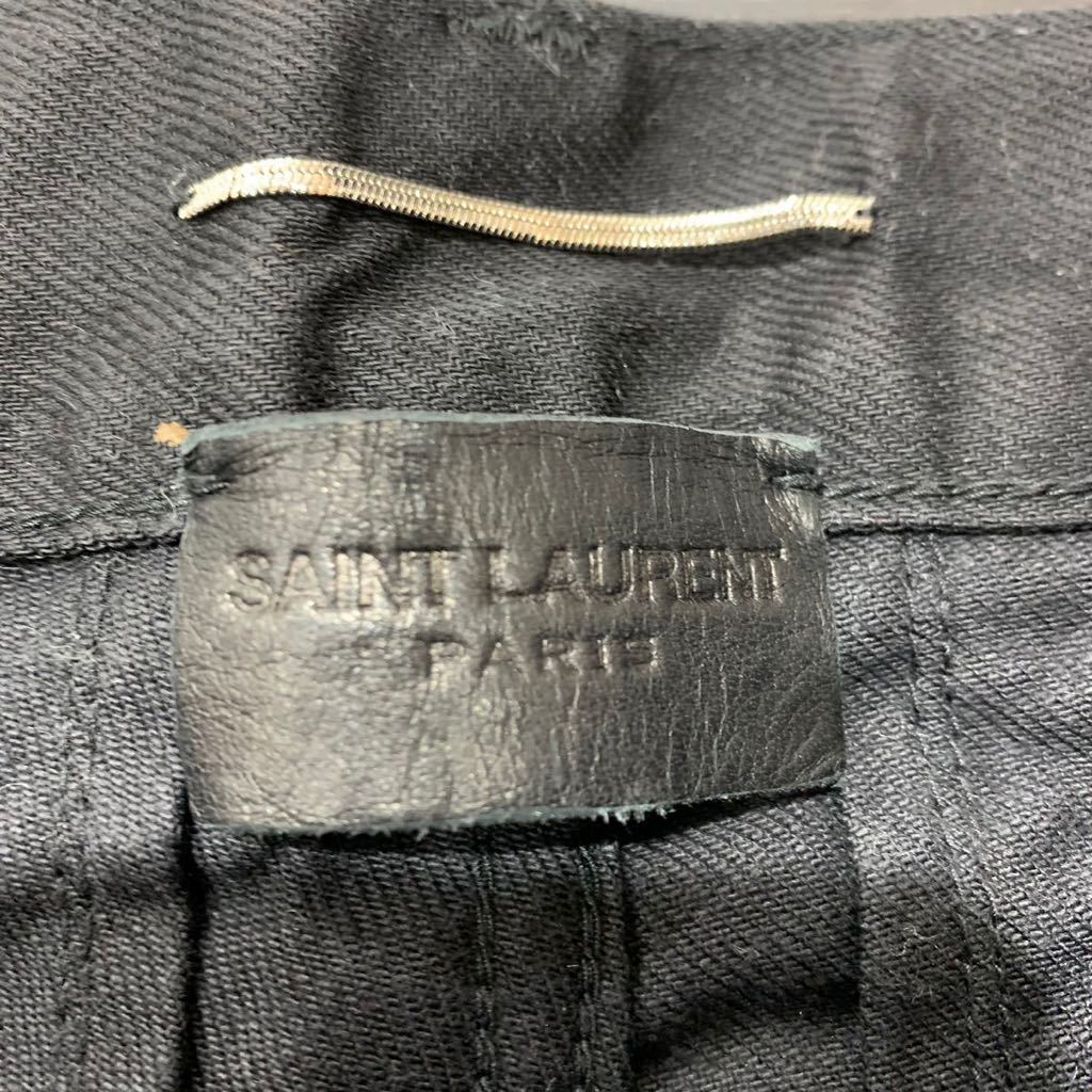 数回 美品 定価7万 サンローランパリ SAINT LAURENT PARIS 【391659