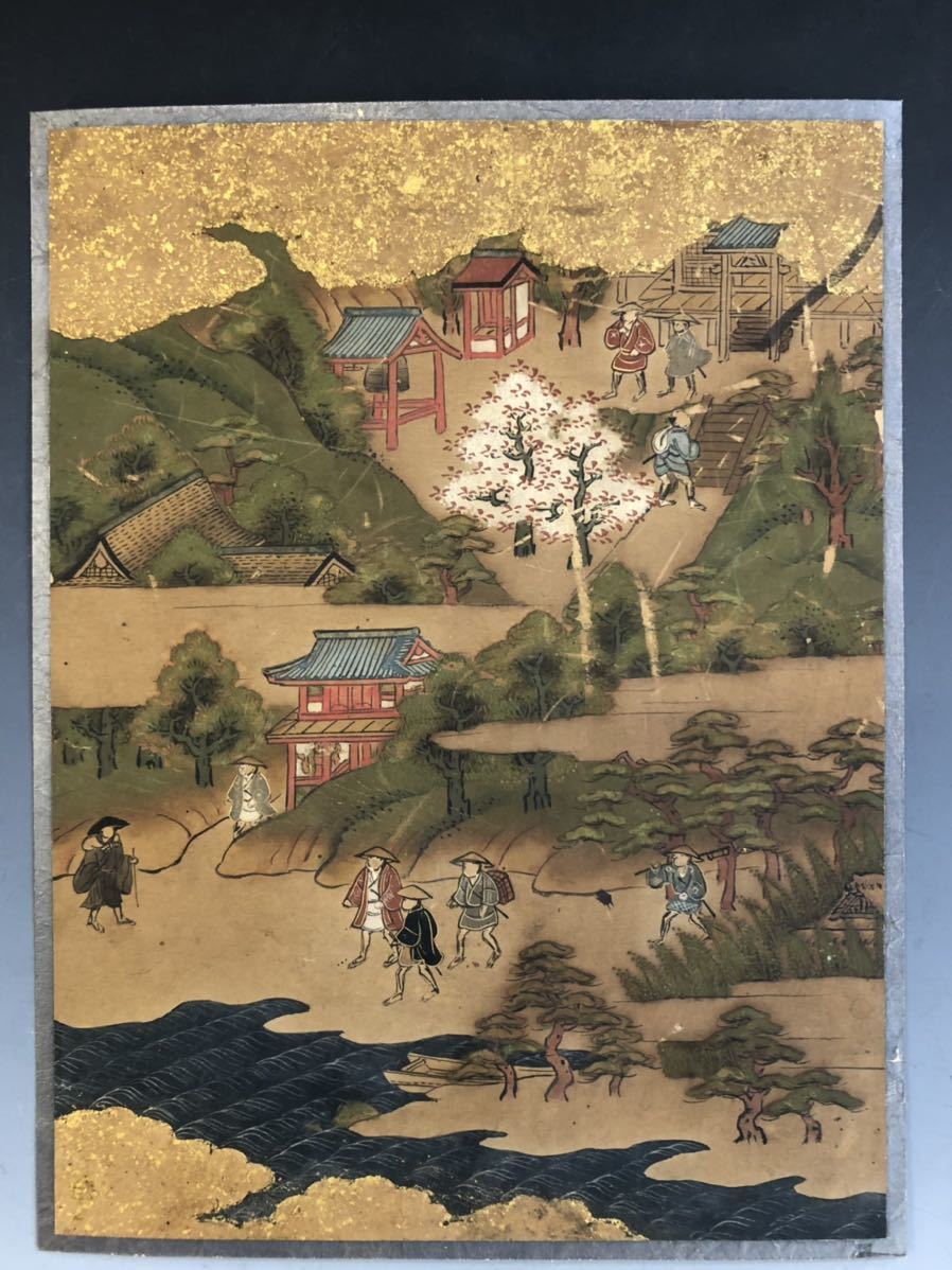 模写 伝来】中国書画 作者不明 民間仕入れ品 中国明時代の肉筆 掛け軸