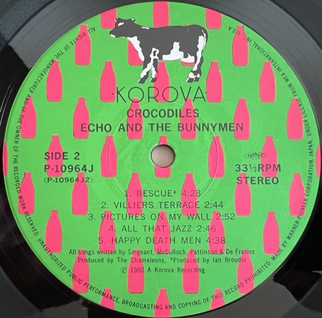 Crocodiles Sire 0 New Wave ECHO THE & BUNNYMEN: US SRK Rock