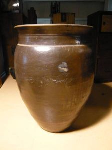 5/大きいカメ 昔 古い 陶器？ かめ 鉢(陶器)｜売買されたオークション