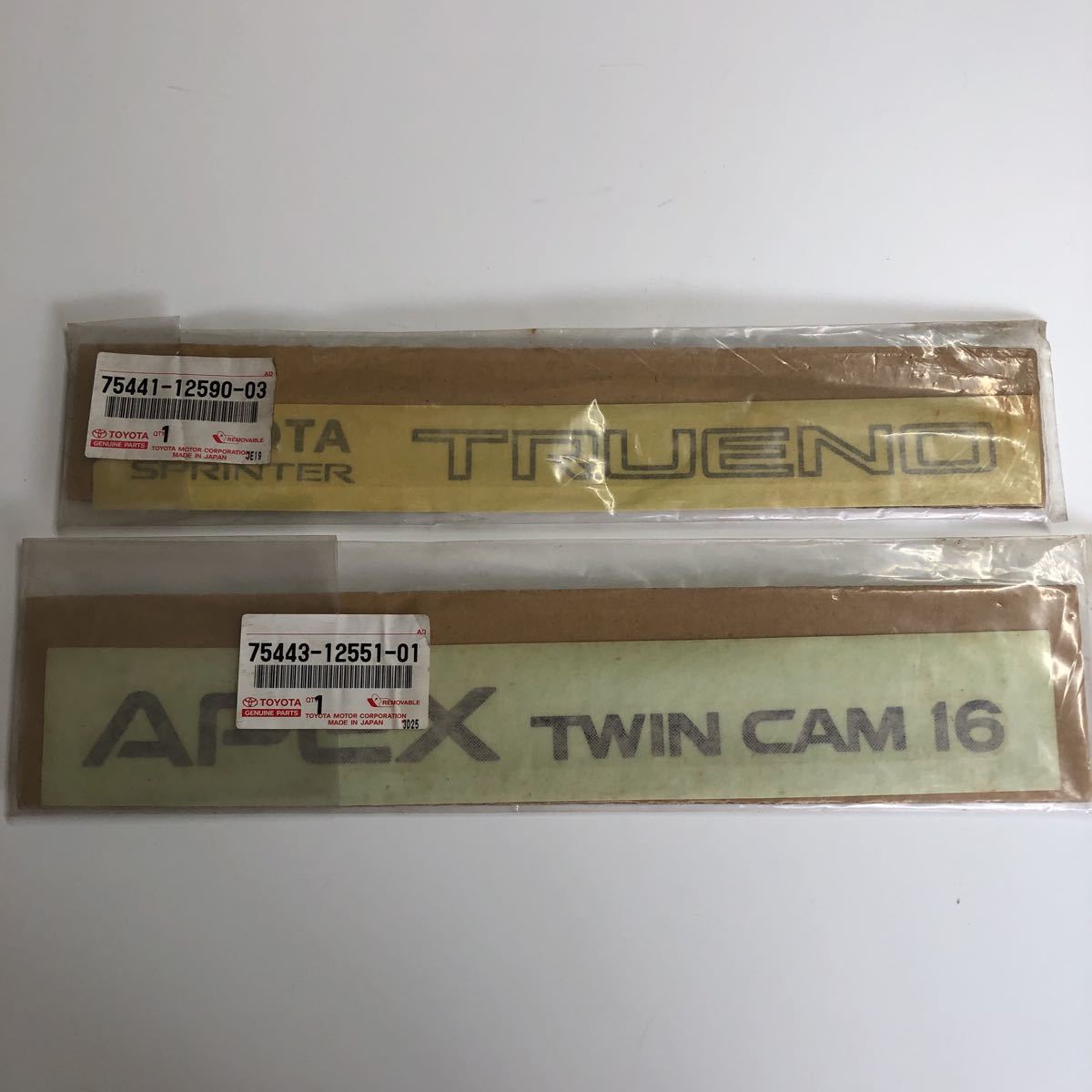 AE86 トヨタ純正 トレノ ステッカー 新品 未開封(リア)｜売買された  