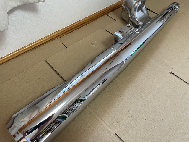 YAMAHA SR400 純正マフラー 自己紹介文読んで】YAMAHA SR400 純正