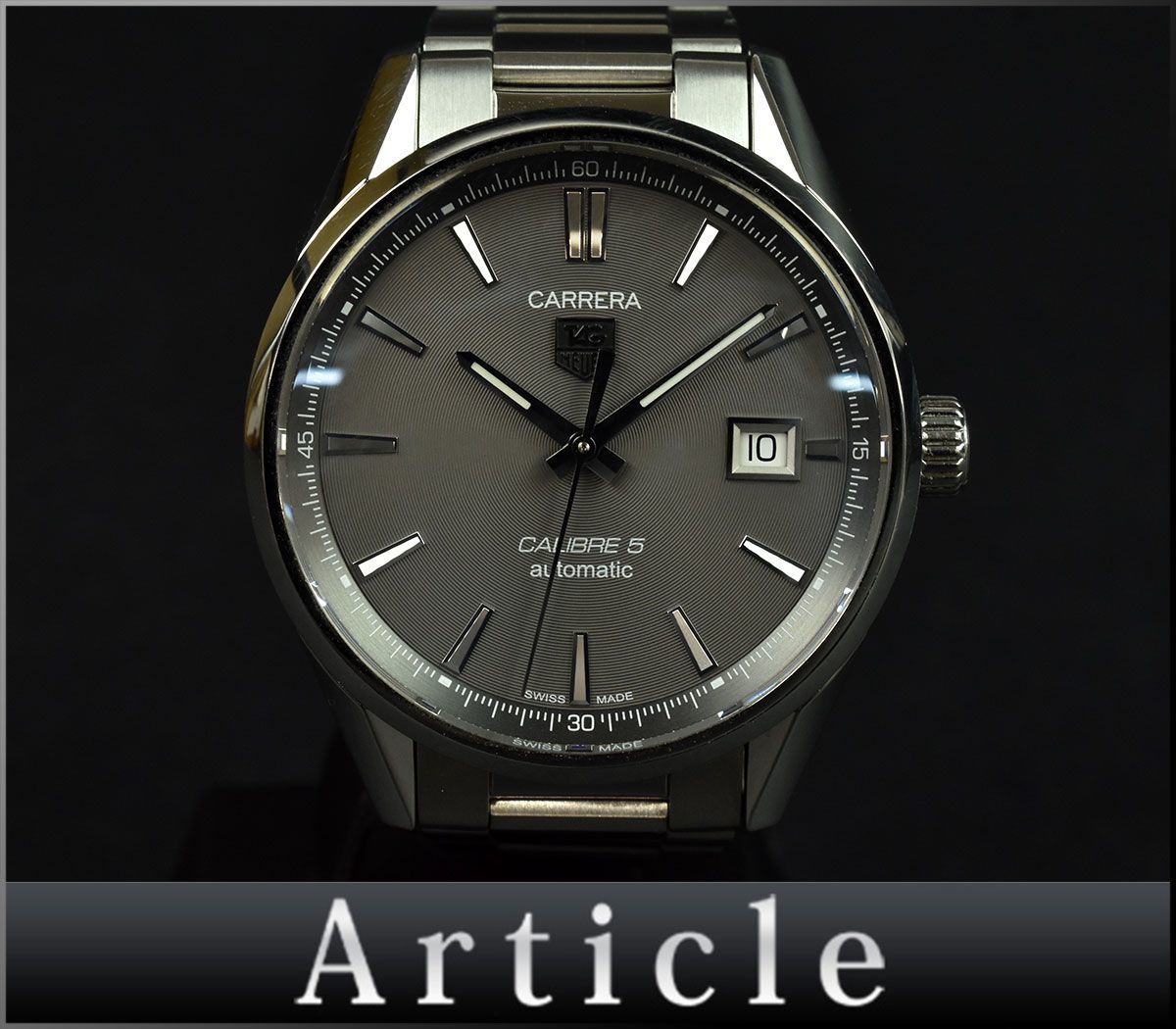 120310〇美品 動作確認済 TAG Heuer タグホイヤー カレラ キャリバー5 