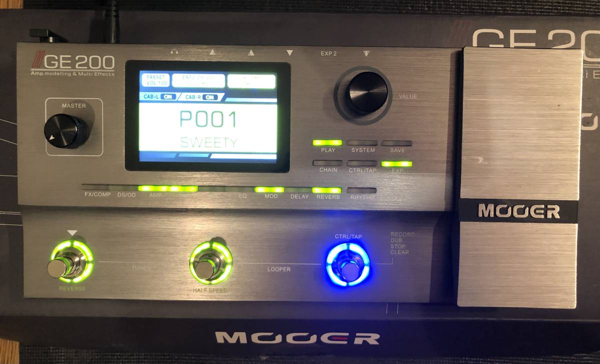 中古・美品】 MOOER/ムーアー/GE200/マルチエフェクター GE200 マルチ