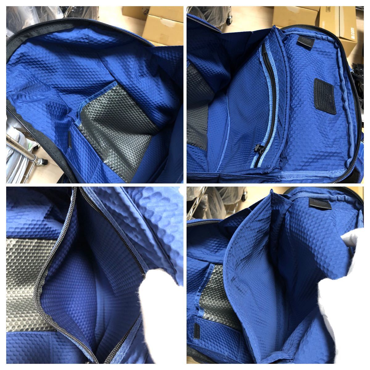 美品】TUMI】トゥミ ノックス リュックサック ネイビー×グレー 22681 