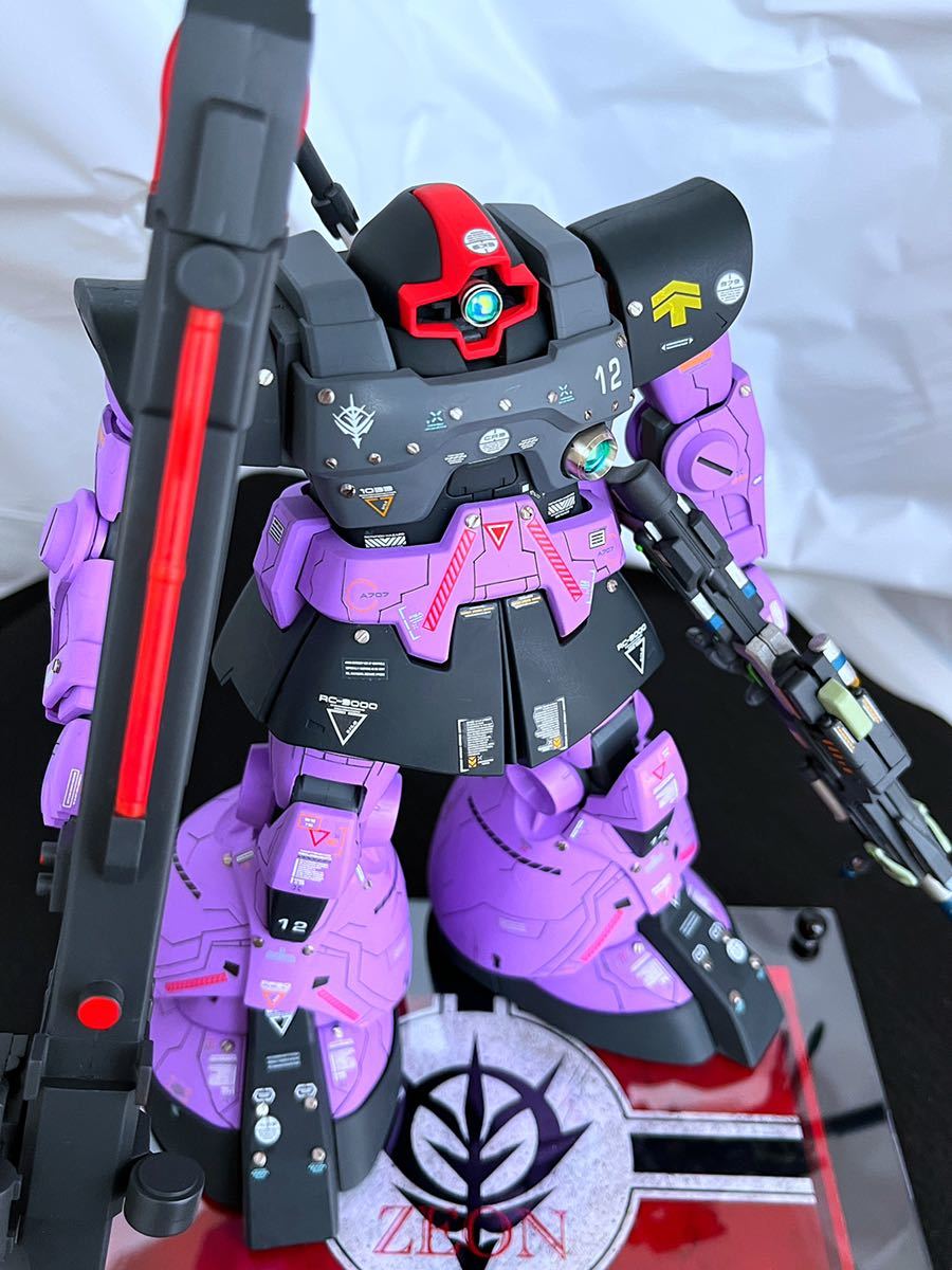 MG ドム 徹底改修完成品 ① MG ドム 徹底改修 全塗装完成 リニューアル版