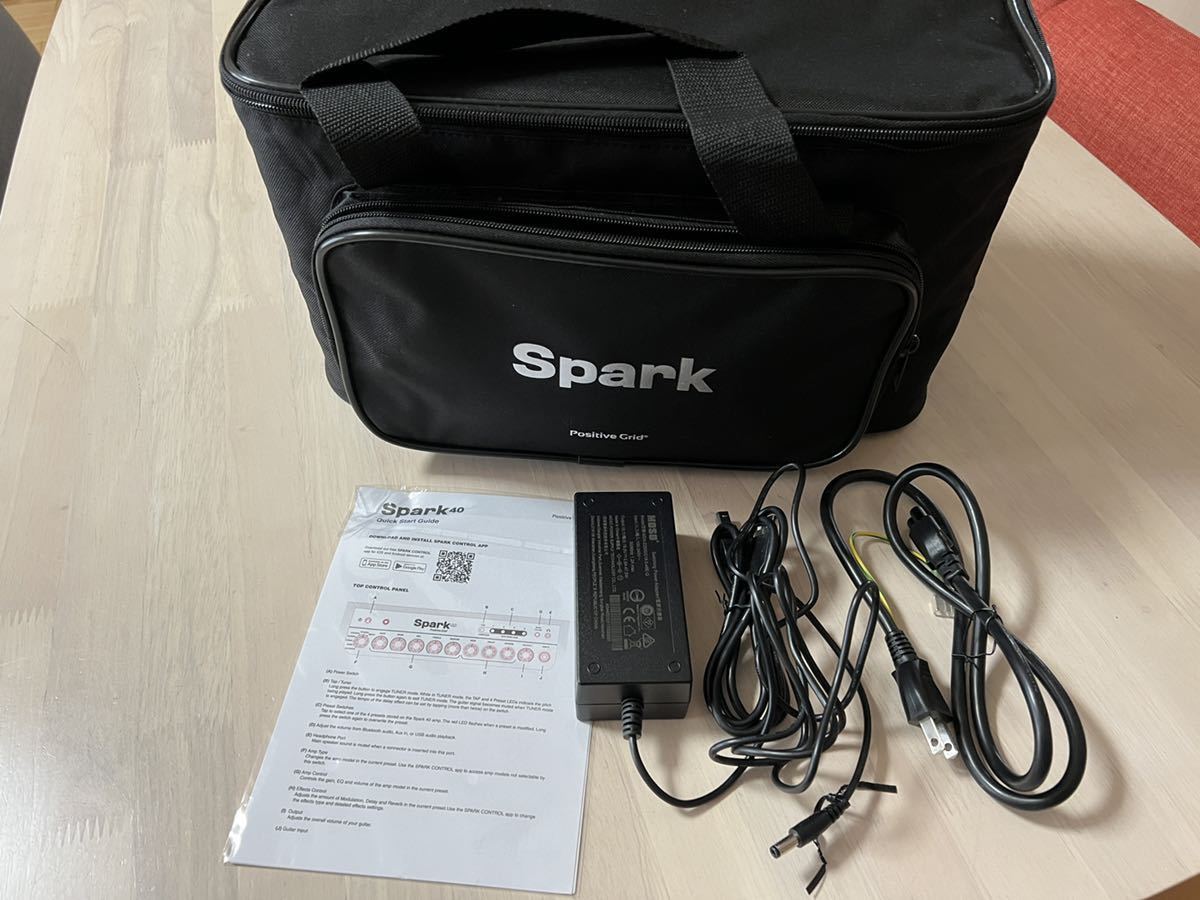 Positive Grid Spark 40 + 純正キャリングケースBluetooth ギター 