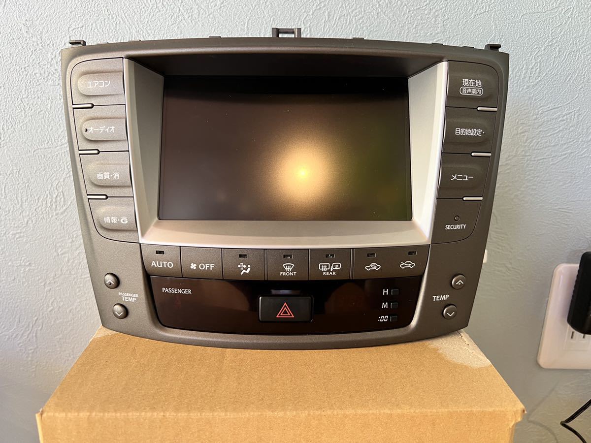 レクサスIS マルチモニター 純正ナビ マルチ レクサス LEXUS 完動品