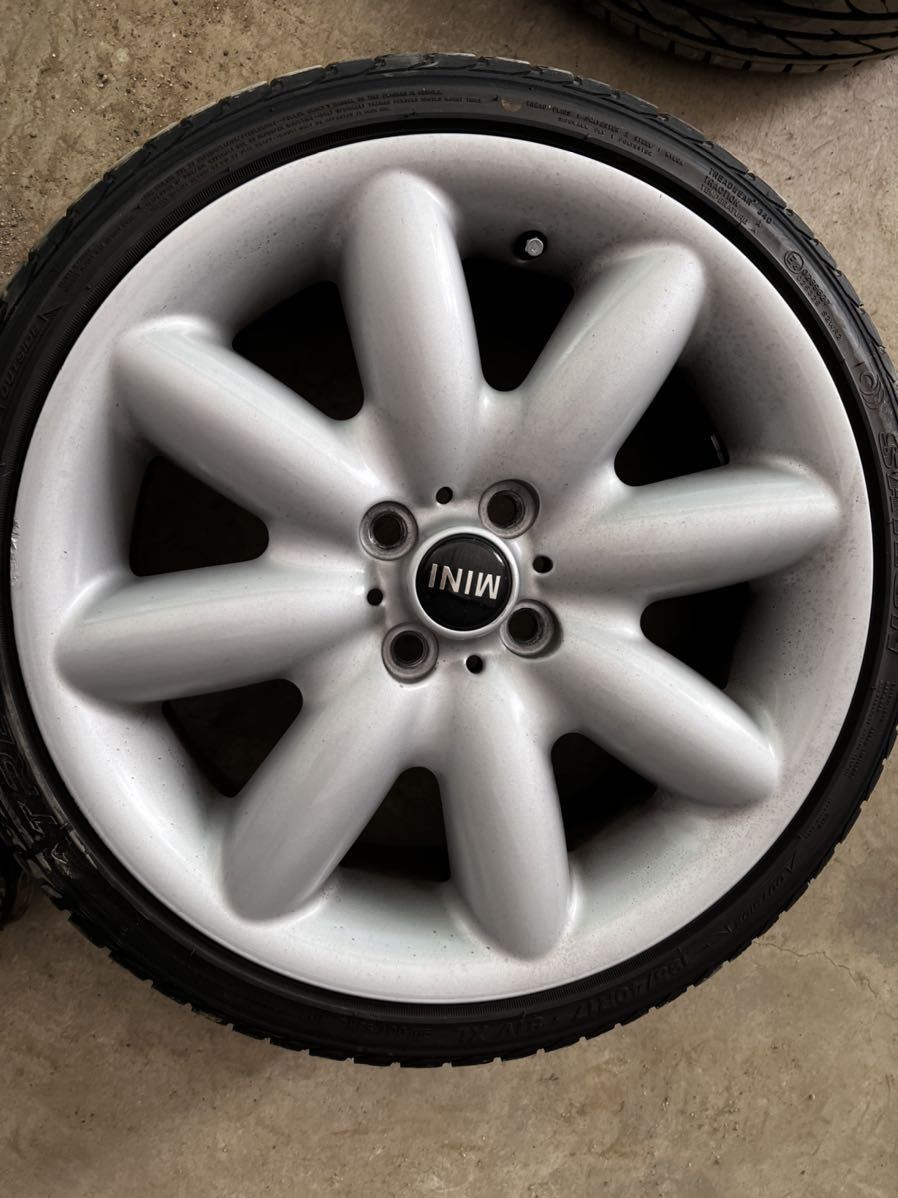 ミニ クーパー 195 /45R17 7J+48 4穴 PCD100 M14対応 ハブ径約56 