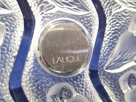 LALIQUE ラリック クリスタル フクロウ 置き時計 オブジェ 置物 難有り