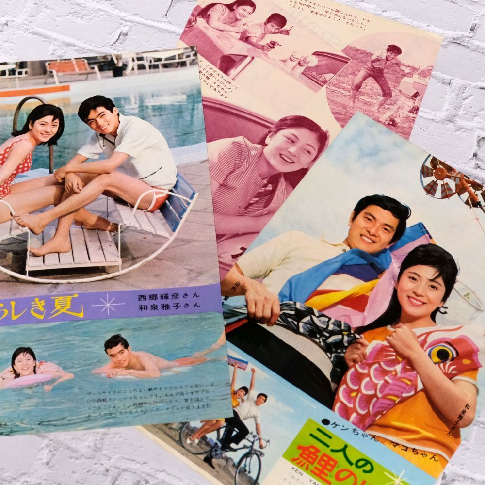 ⁄ 日本の古本屋 切り抜き ☆秘蔵品和泉雅子 A4ファイルブック1冊 38