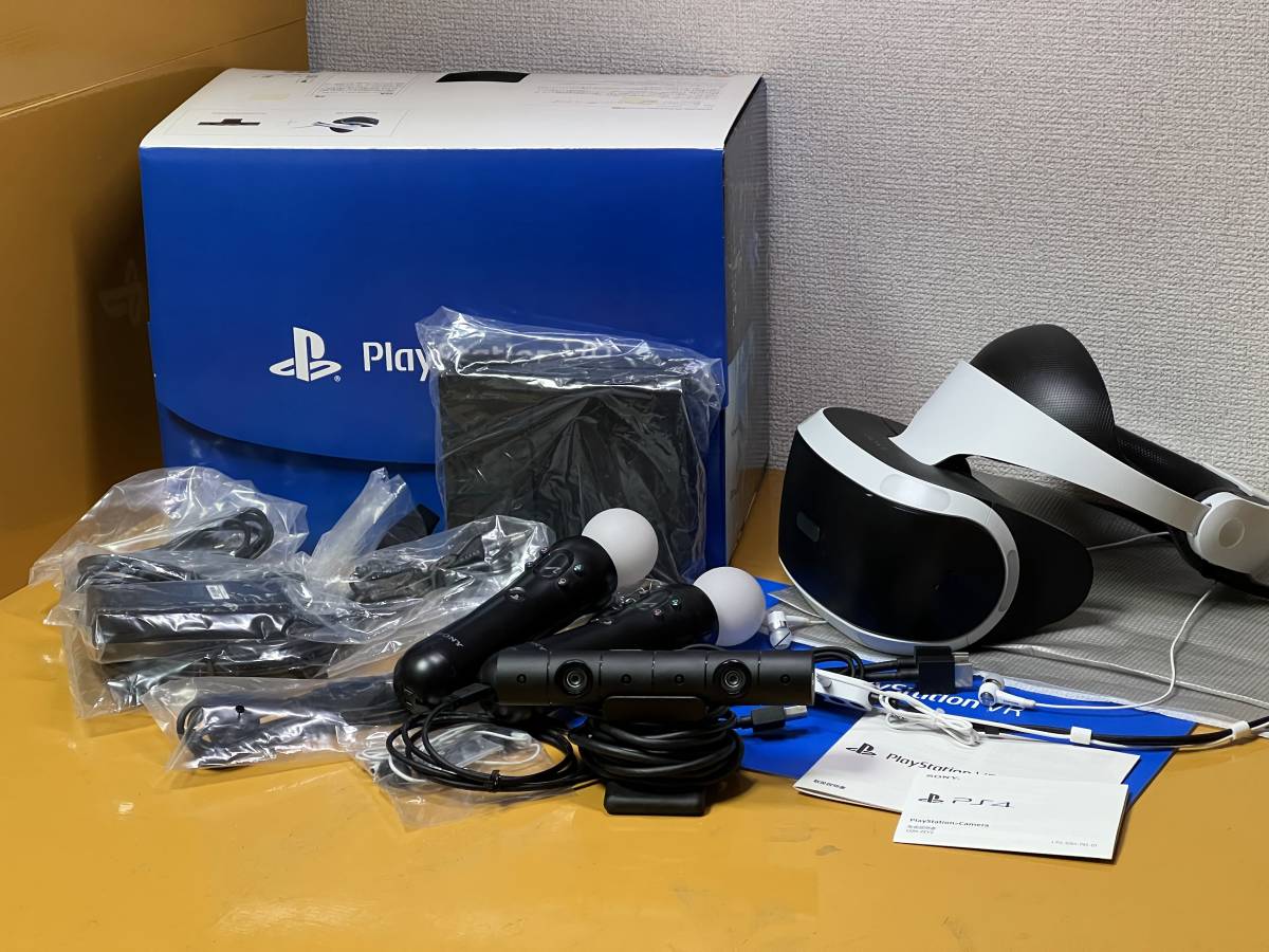 2026，本物保証 GWはVRゲーム三昧 PlayStation VR＋モーションコントローラー2本＋カメラ 完動品(PSVR)｜売買されたオークション情報、yahooの商品情報をアーカイブ公開 - オークファン PSVR