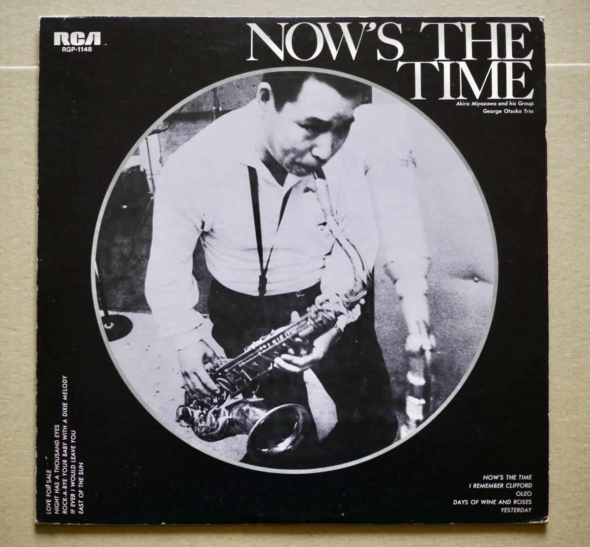 Akira ナウズ・ザ・タイム Miyazawa Now's The Time Vinyl CD 宮沢昭