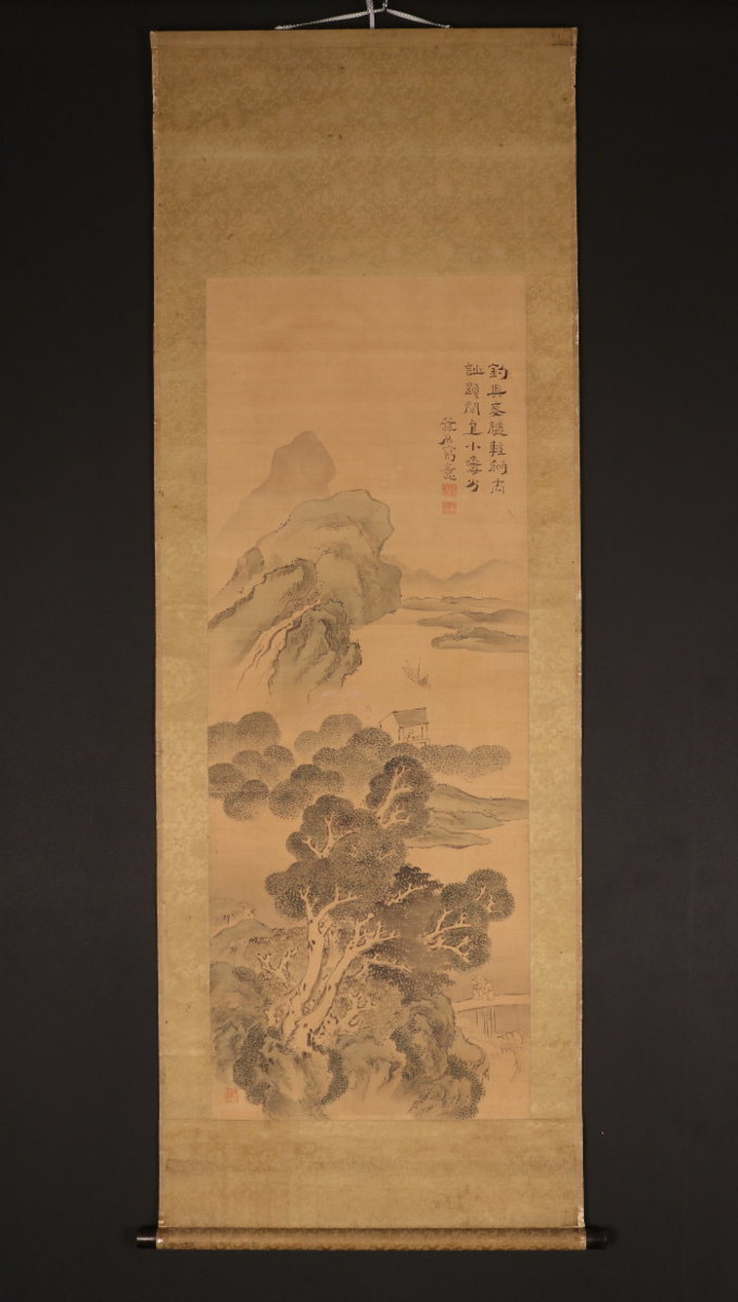 模写】【一灯】pp8499〈池大雅〉山水図 文人画の祖 江戸時代中期 京都
