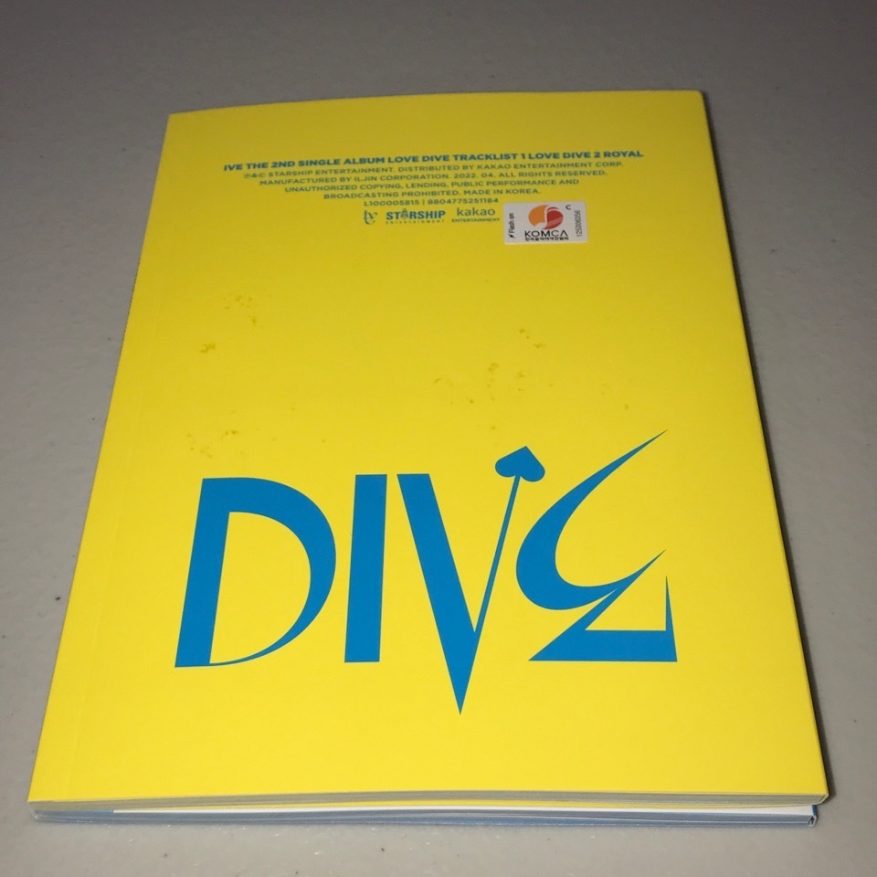 IVE 韓国2ndシングル LOVE DIVE ver.2 CD 直筆サインの入札履歴 - 入札