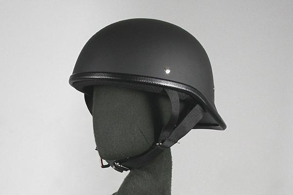 新品 ヘルメット ロングテール ダックテール マットブラック 艶消し 黒