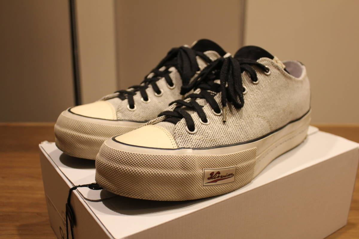 VISVIM 20SS SKAGWAY LO CANVAS PATTEN BLACK MENS 9.5 ヴィズビム 黒x 