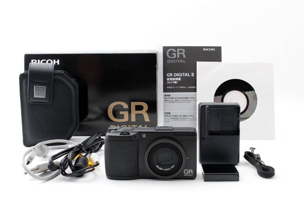 定番，100%新品 ほぼ リコー RICOH GR DIGITAL II ショット数80回 元箱付き #16142051(リコー)｜売買されたオークション情報、yahooの商品情報をアーカイブ公開 - オークファン リコー